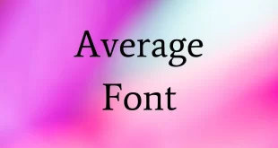 Average Font