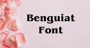 Benguiat Font