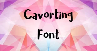 Cavorting Font