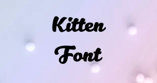 Kitten Font