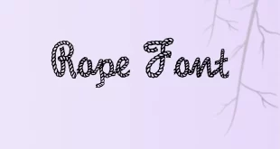 Rope Font