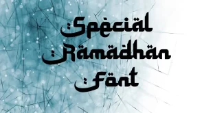 Special Ramadhan Font