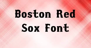 Boston Red Sox Font