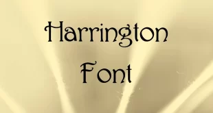 Harrington Font