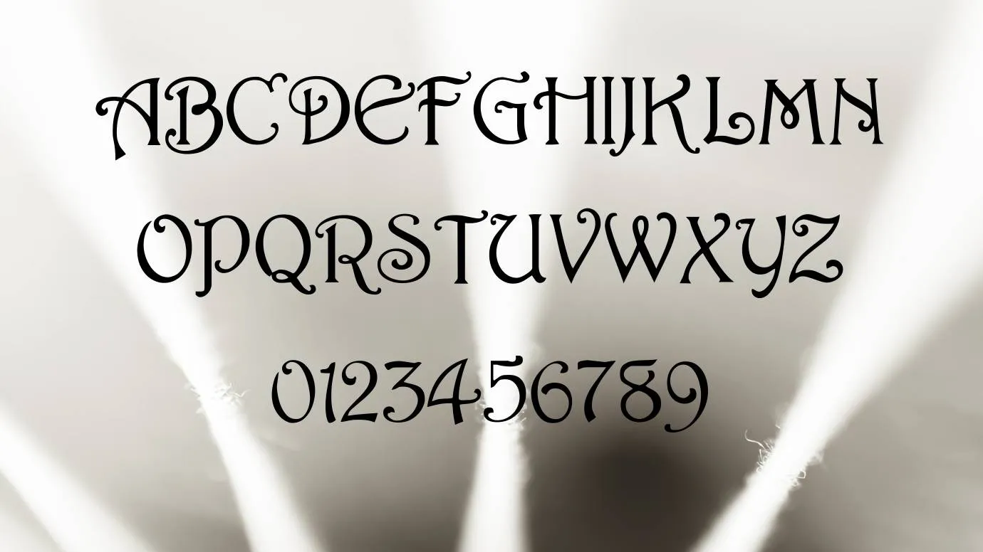 Harrington Font