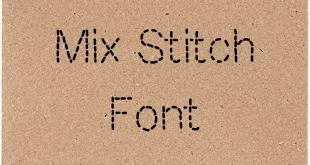 Mix Stitch Font