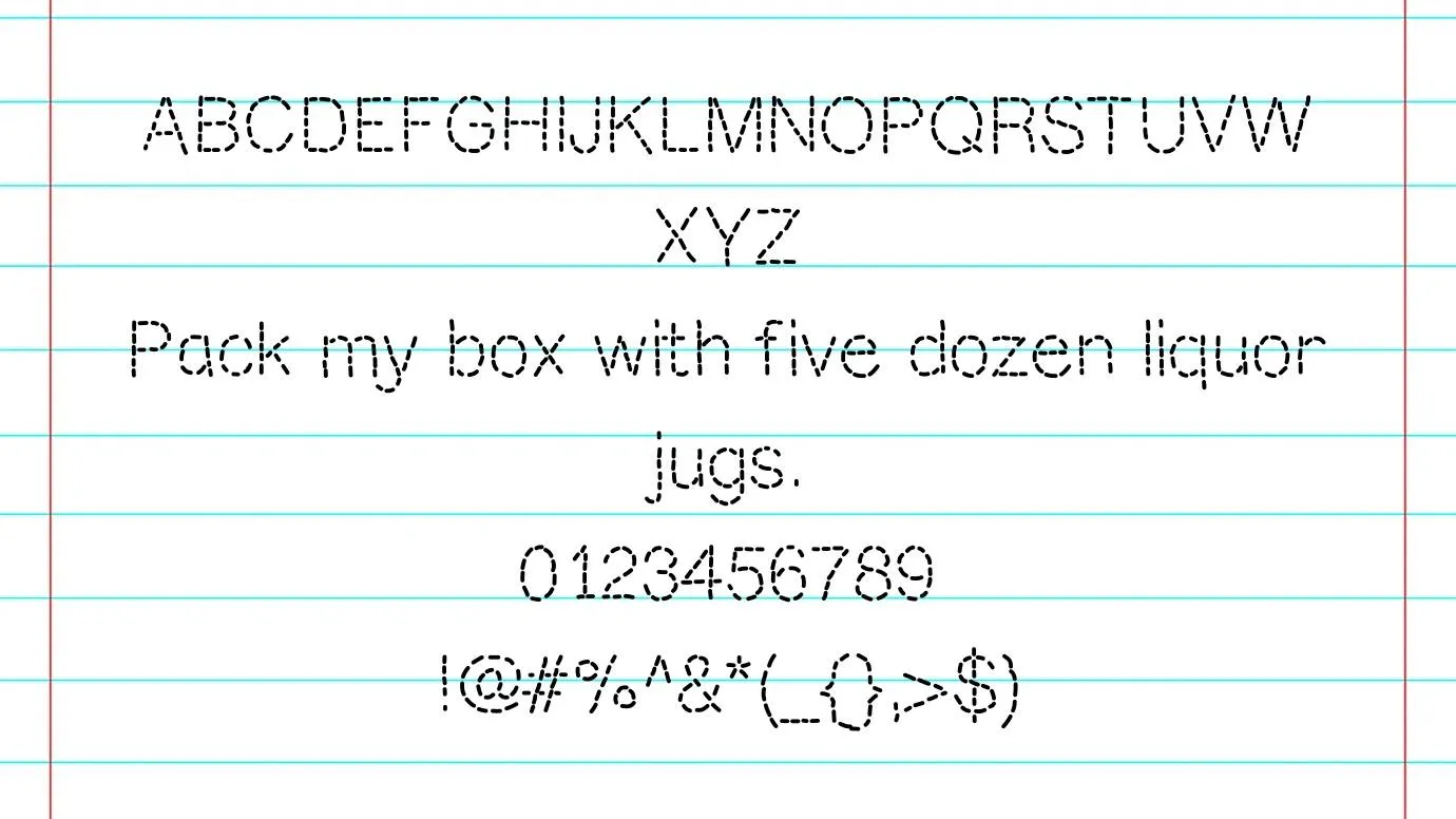 Mix Stitch Font