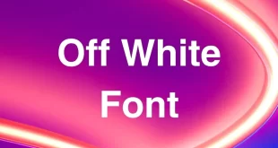 Off White Font