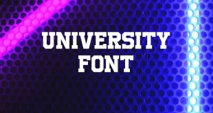 University Font