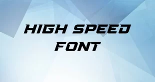 High Speed Font