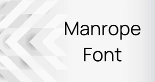 Manrope Font