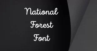 National Forest Font