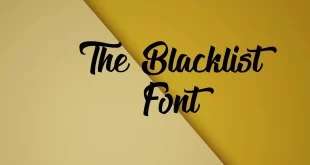 The Blacklist Font