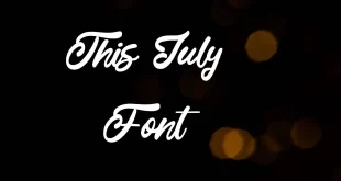 This July Font