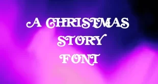 A Christmas Story Font