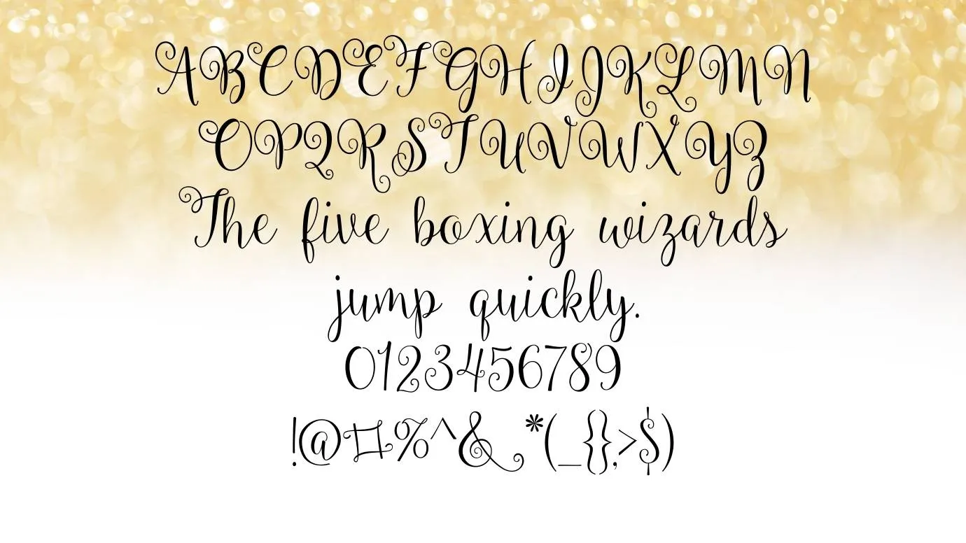 Ballerina Script Font