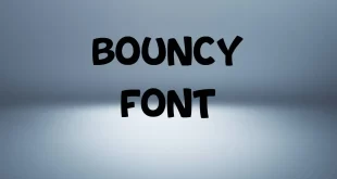 Bouncy Font