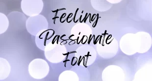 Feeling Passionate Font