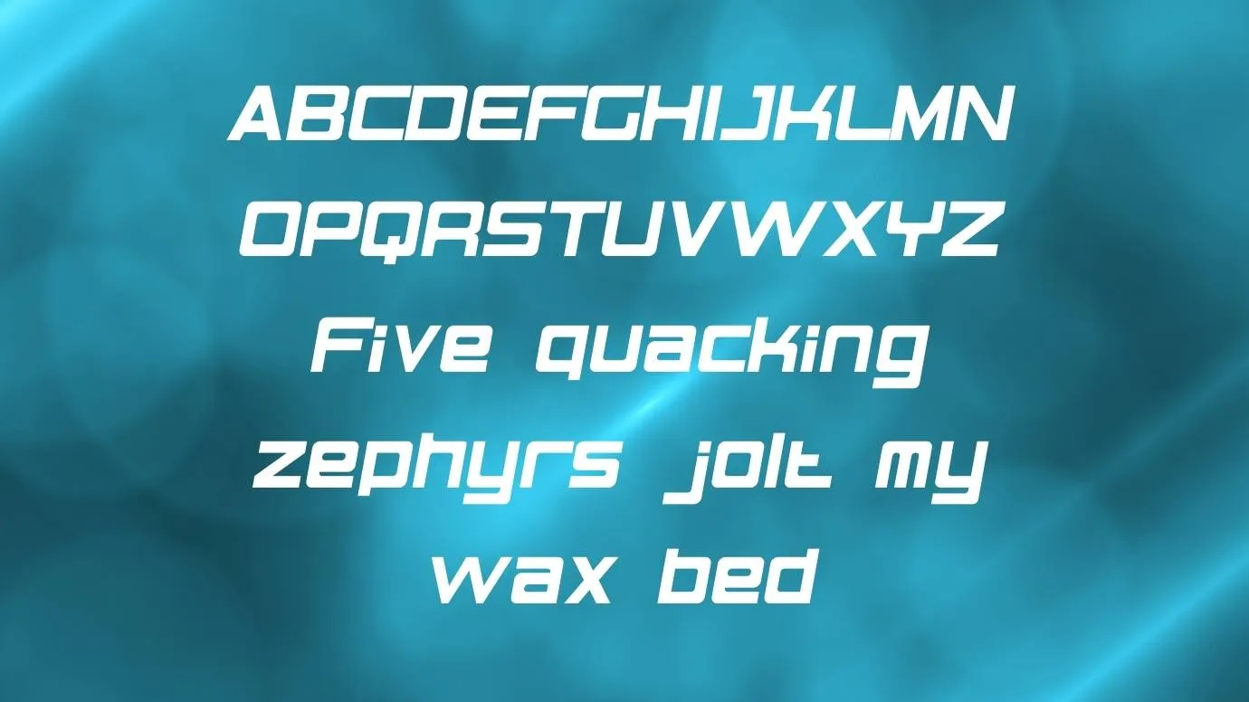 The Flash Font