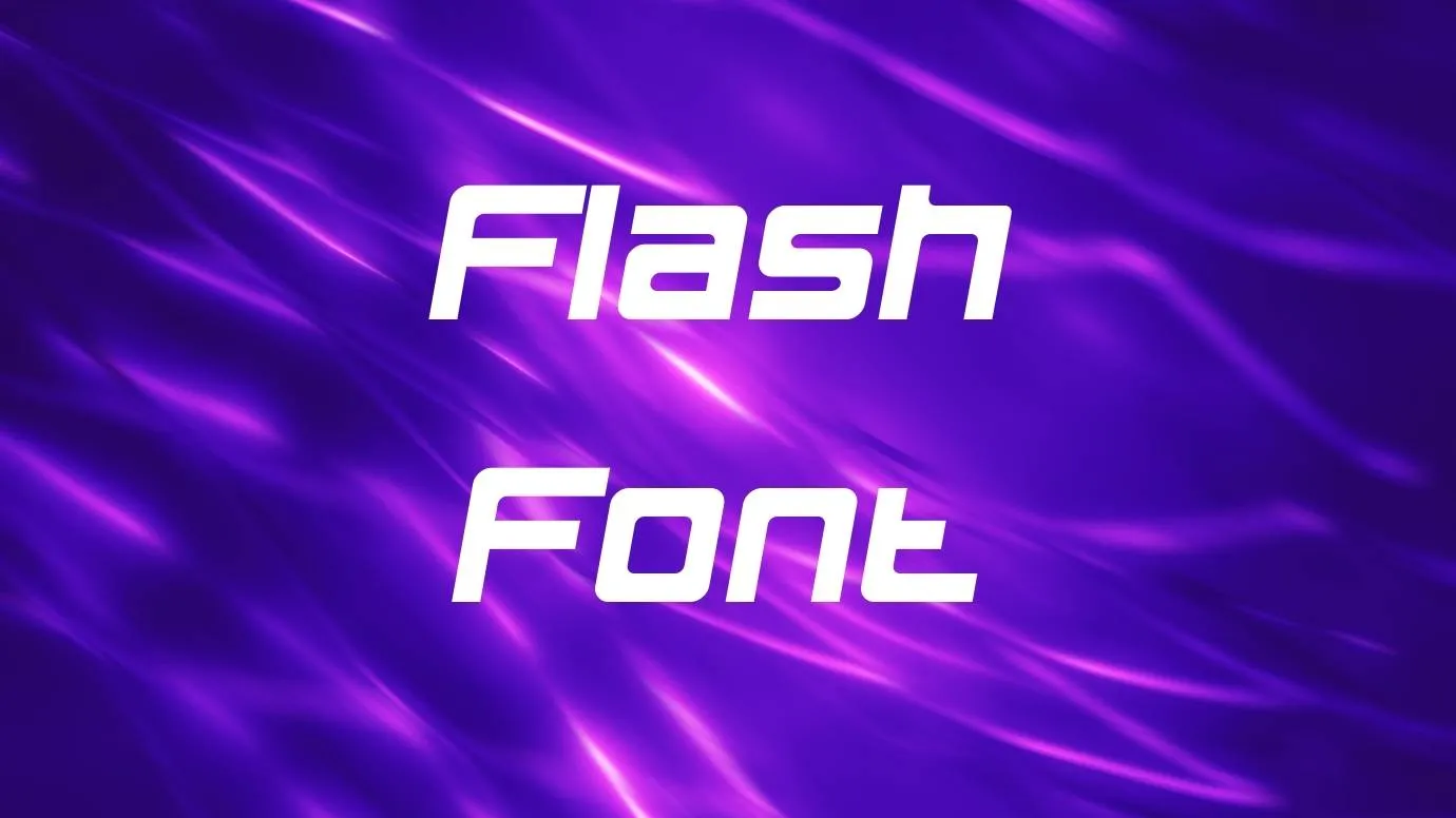 The Flash Font Free Download