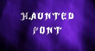 Haunted Font