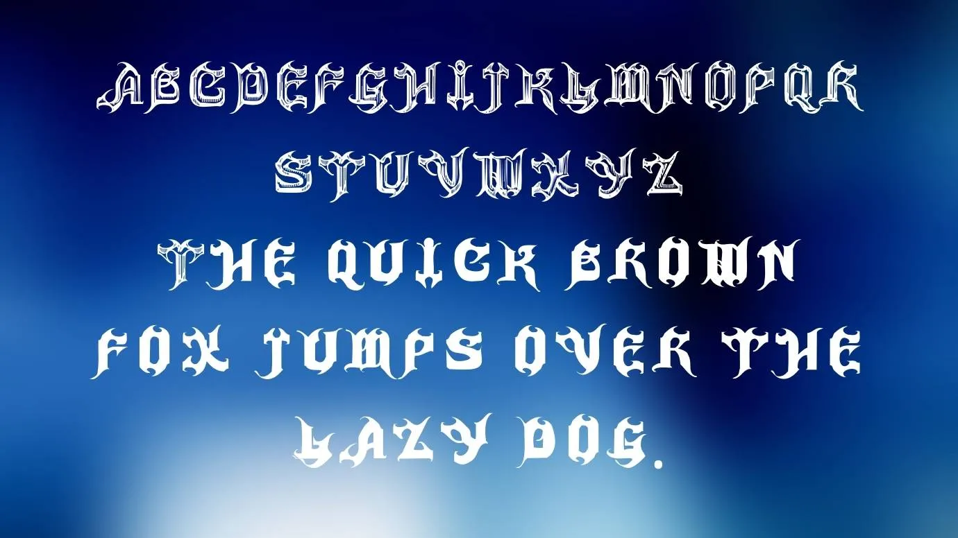 Haunted Font