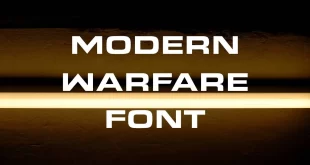 Modern Warfare Font