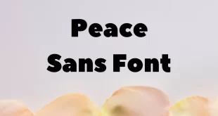 Peace Sans Font