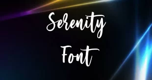 Serenity Font