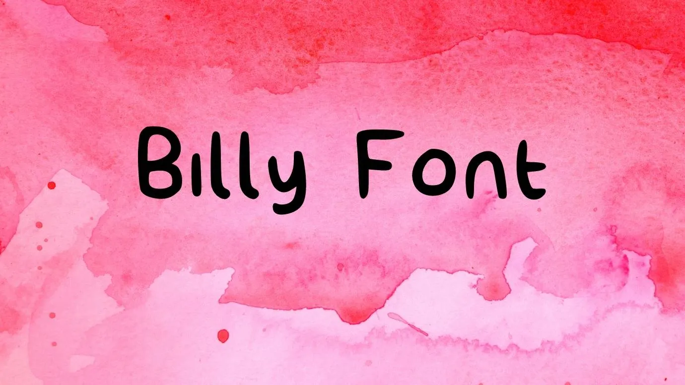 Billy Font Free Download