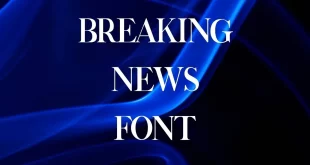 Breaking News Font