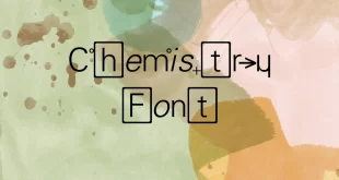 Chemistry Font