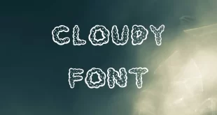 Cloudy Font