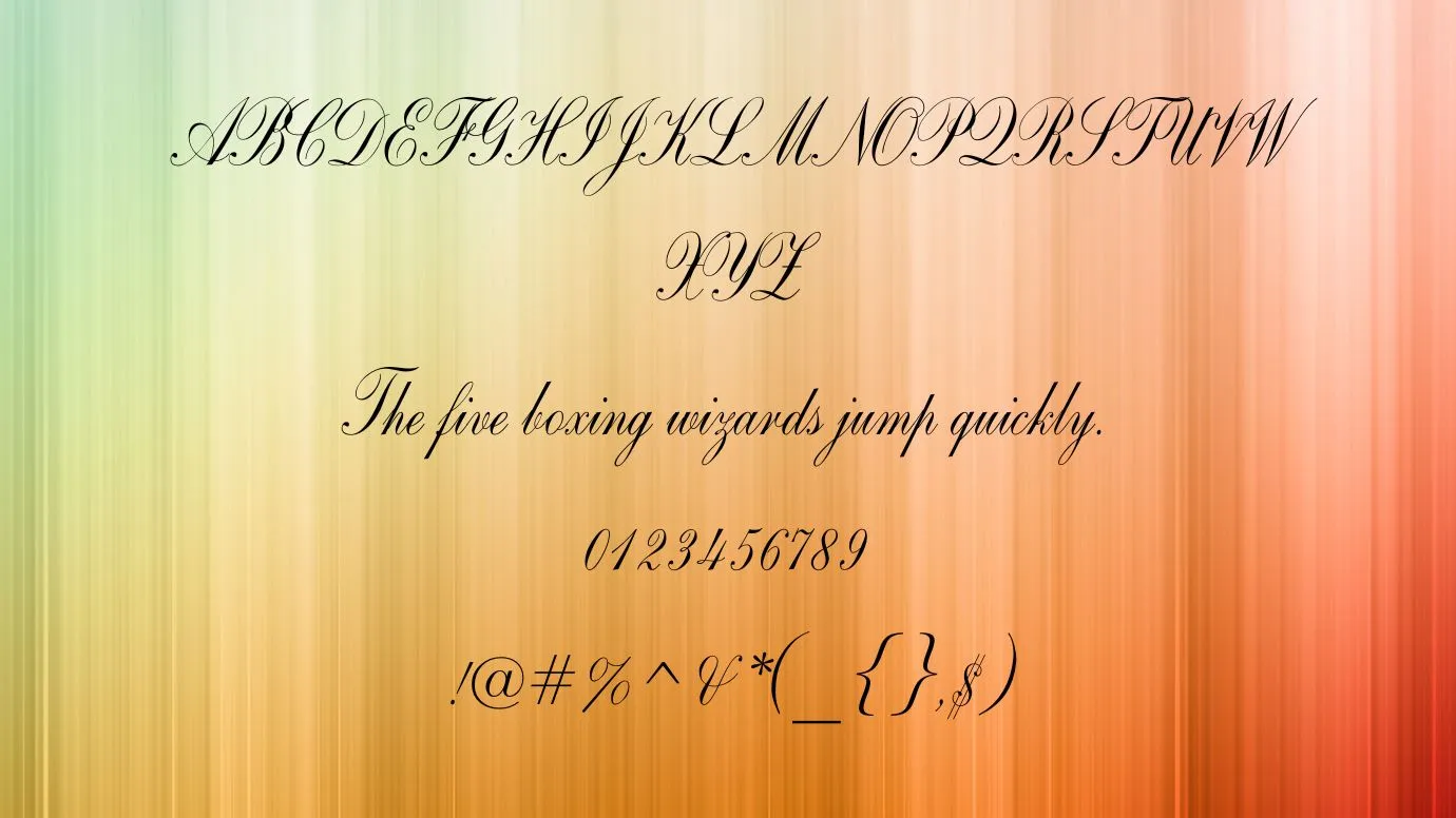 Copperplate Script Font