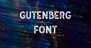 Gutenberg Font