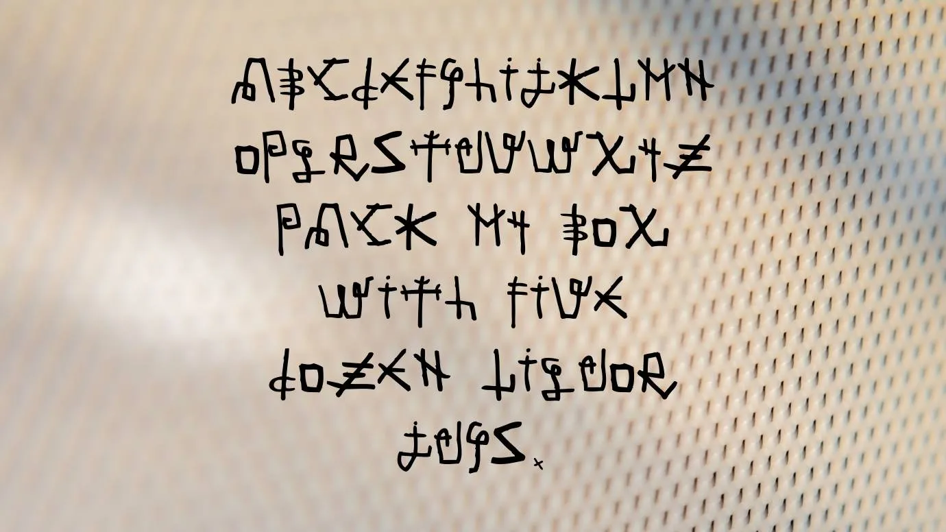 Martian Font