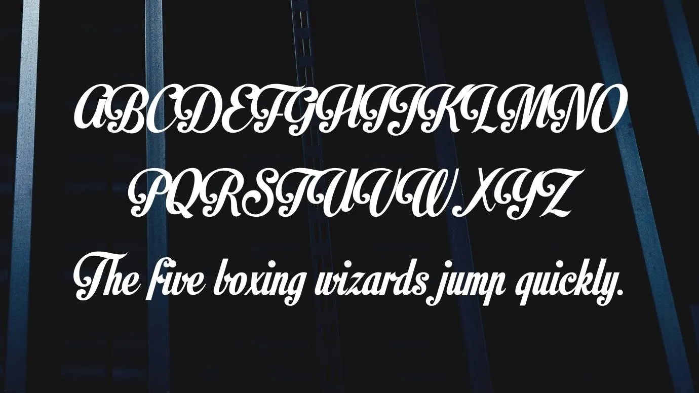 Motion Picture Font