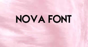 Nova Display Font