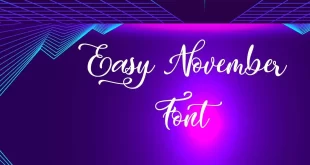 Easy November Font