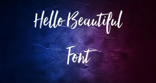 Hello Beautiful Font