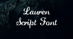 Lauren Script Font