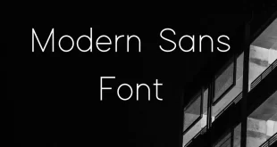 Modern Sans Font