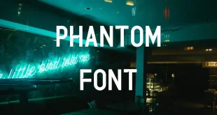 Phantom Font