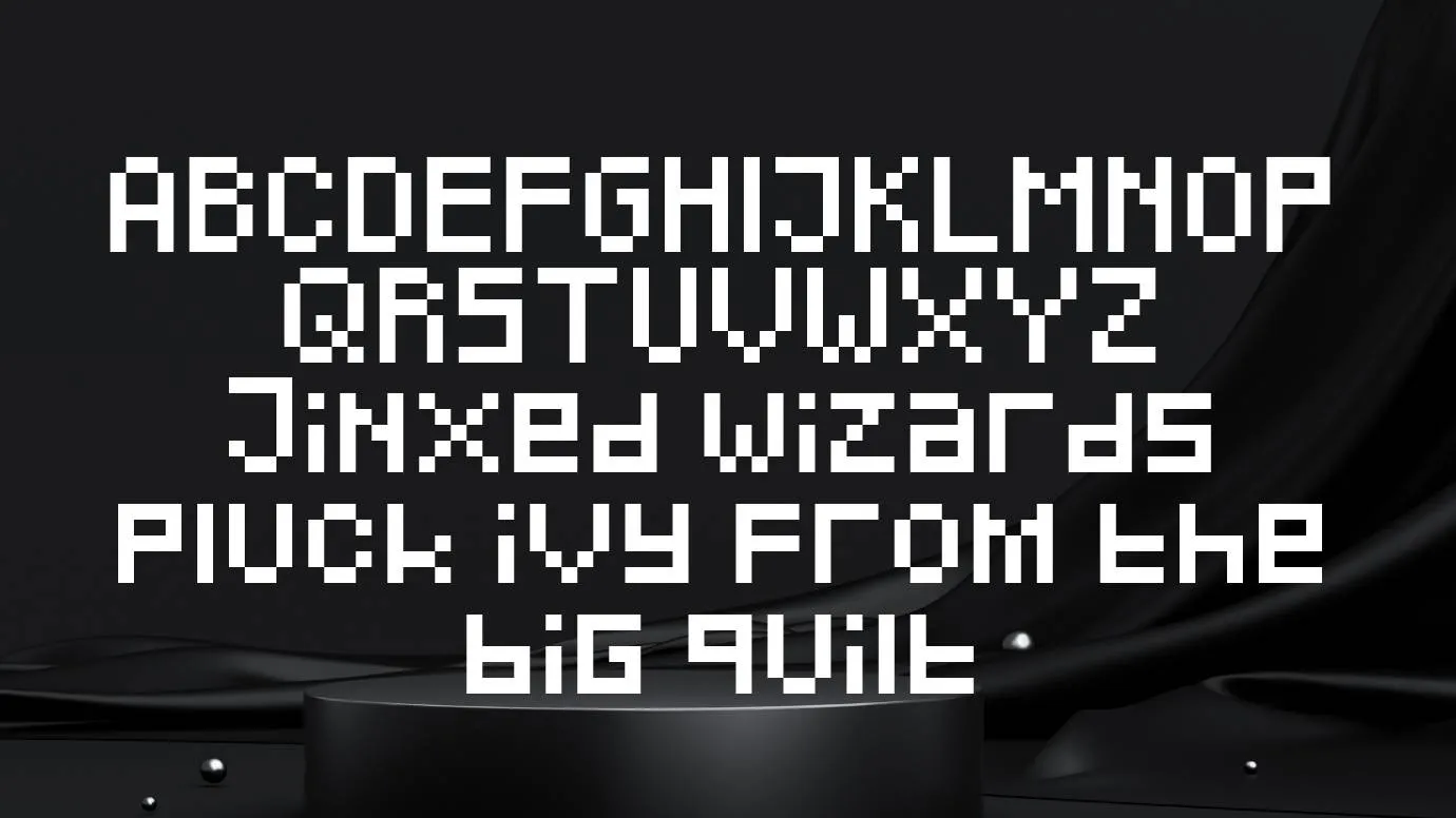 Pixeled Font