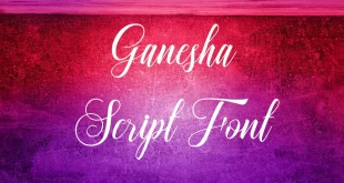 Ganesha Script Font