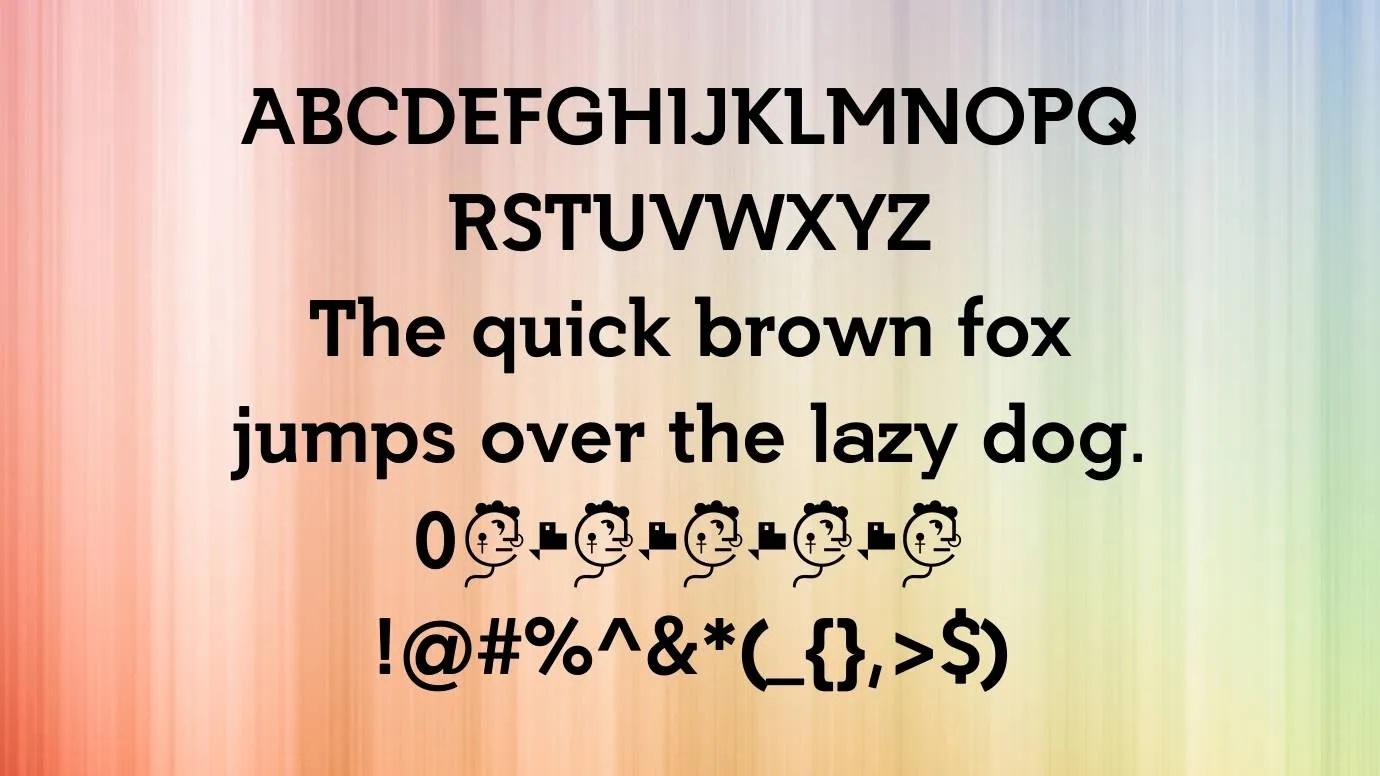 Getho Font View