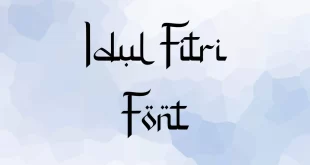 Idul Fitri Font