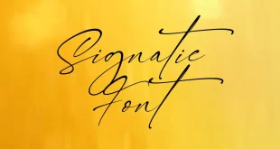 Signatie Font