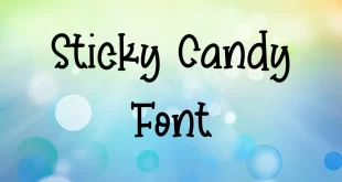 Sticky Candy Font