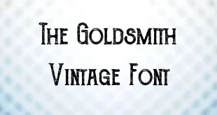 The Goldsmith Vintage Font